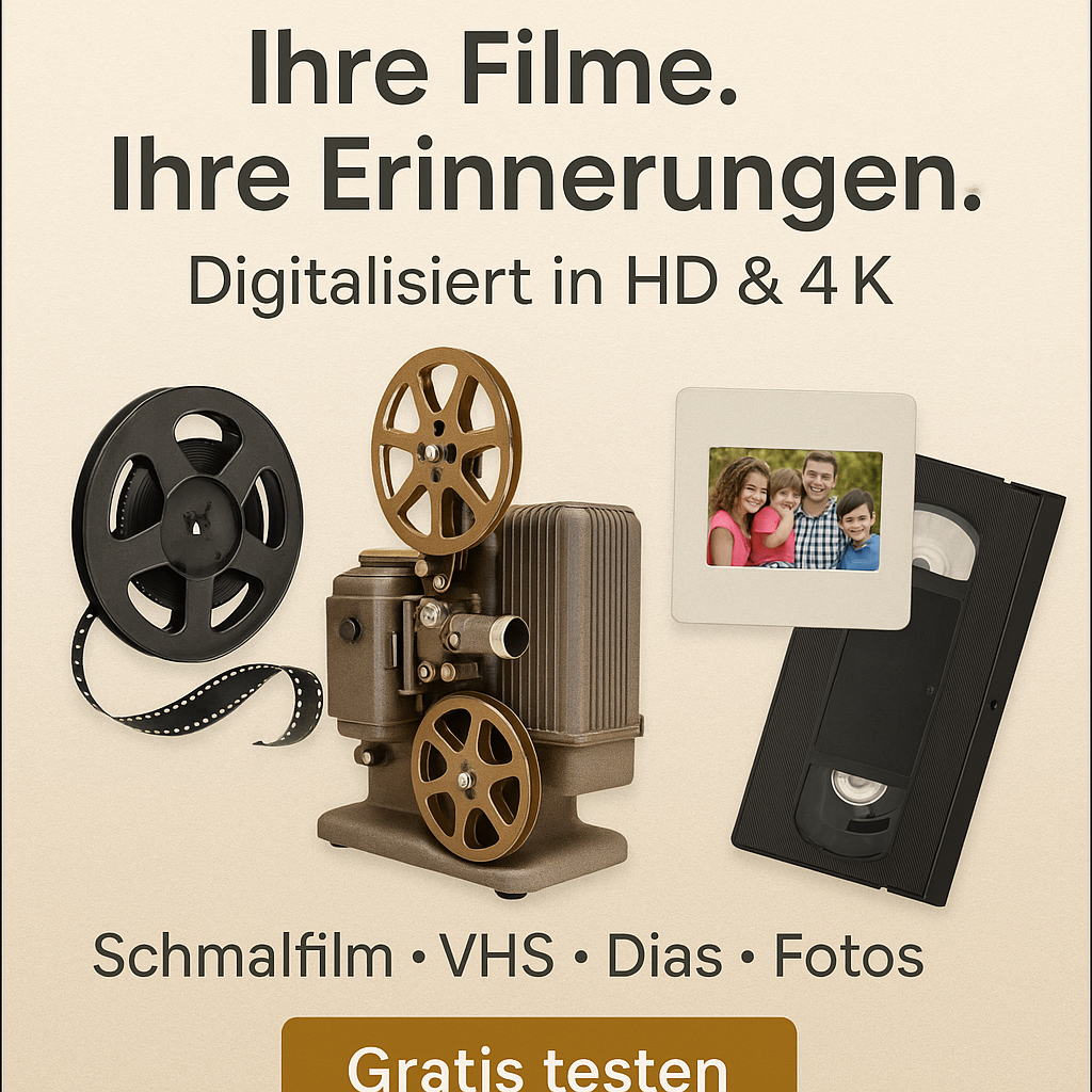 HD-Filmtransfer – Ihre Filme digitalisiert